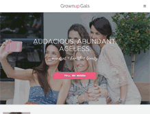 Tablet Screenshot of grownupgals.com